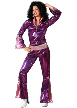 Fuchsia Disco Costume for Women