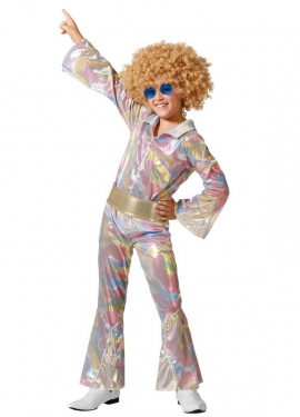 Multicolor Disco Costume for Kids