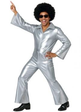 Silver Disco Costume for Men