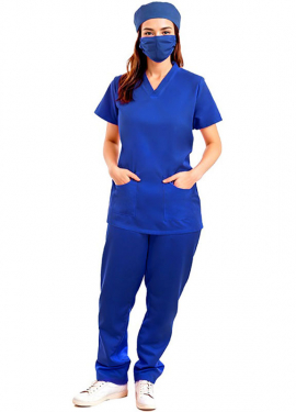 Adult blue doctor costume