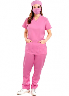 Pink Doctor Costume for Women