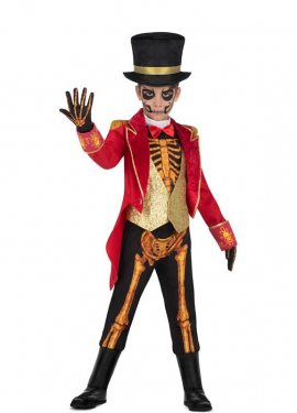 Skeleton Tamer costume with hat for children