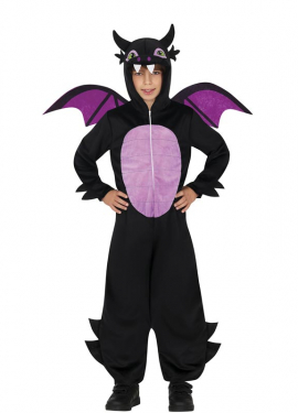 Black Dragon Costume for Boys