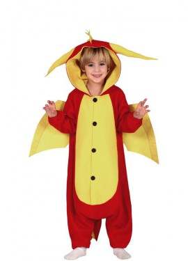 Disfraz de Dragón Rojo para niños