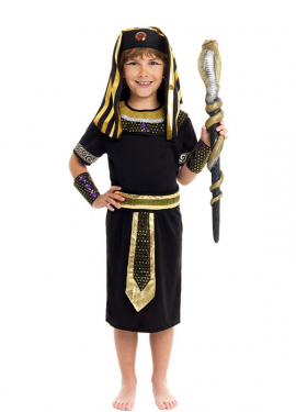 Black Egyptian costume for children