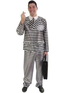 Costume esecutivo prigioniero per gli uomini