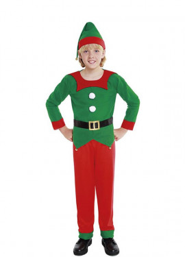 Disfraz de Elfa de Navidad para Niña
