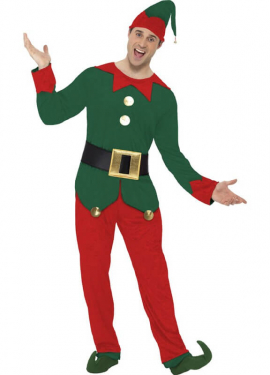 Men's Christmas Elf Costume