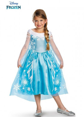 Costume basic plus Disney Ice Queen Elsa per bambina