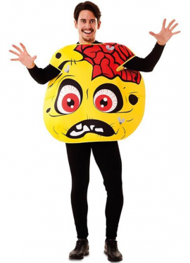 Zombie Emoticon Costume for Adults