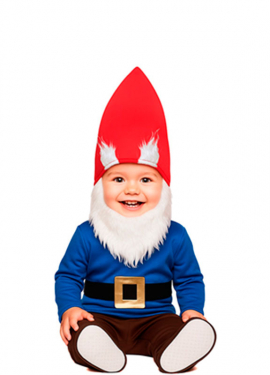 Blue Fairytale Dwarf Costume for Babies