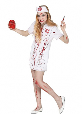 Zombie Nurse Costume for Girls