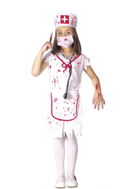 Zombie Nurse Costume for Girls