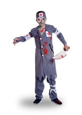Disfraz de Enfermero Asesino para niño