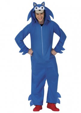 Blue Hedgehog Costume for Men