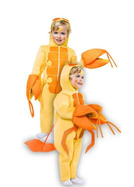 Disfraz de Escorpión amarillo para niño