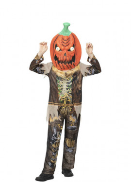 Pumpkin Scarecrow Costume for Child