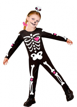 Loving Skeleton Costume for Girls and Babies
