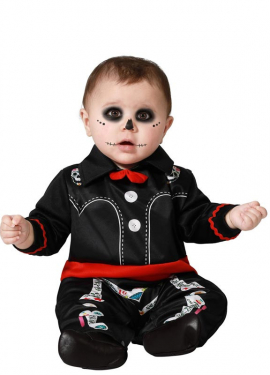 Skeleton Catrín costume for children and babies