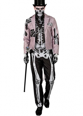 Elegant Skeleton Costume for Men