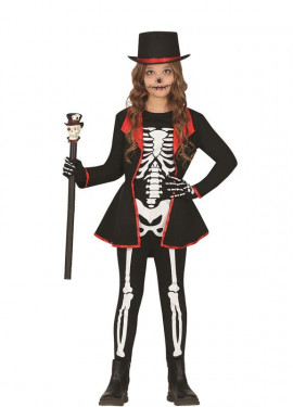 Elegant Skeleton Costume for Girls