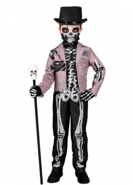 Elegant Skeleton Costume for Boys