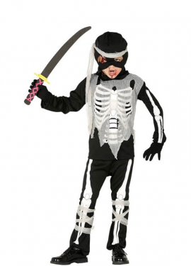 Ninja Skeleton Kostüm für Jungen