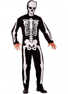 Skeleton costume for men