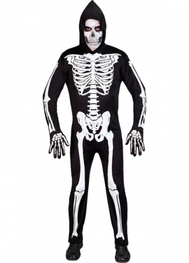 Skeleton costume for men
