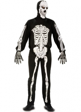 Skeleton costume for men