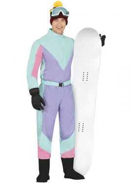 Blue Skier Costume for Men