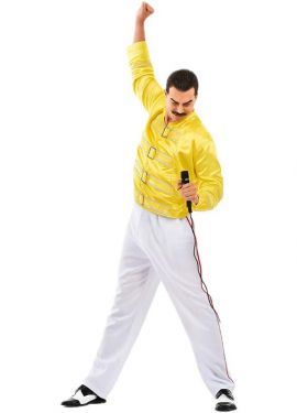 Fato de Pop Rock Star para homem