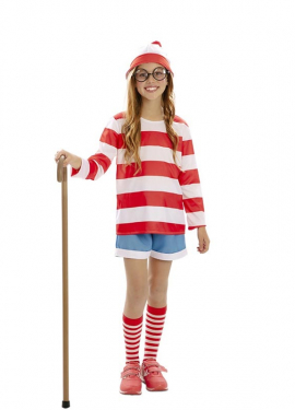 Striped Hiker Costume for Girls