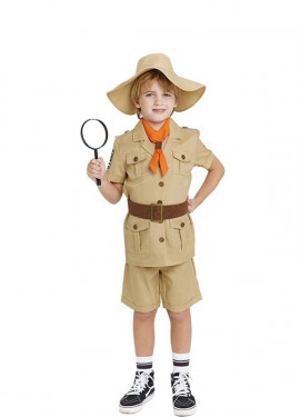 Classic Explorer Costume with Belt for Boys