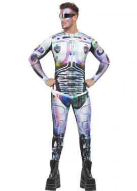 Disfraz de Extraterrestre Metálico para hombre