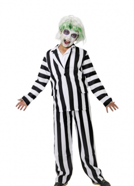 Striped ghost costume for kids