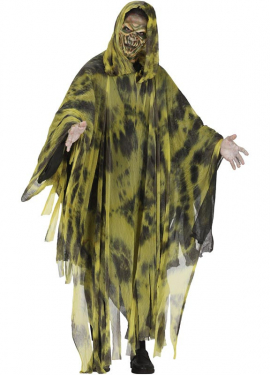 Yellow Ghost Costume for Men