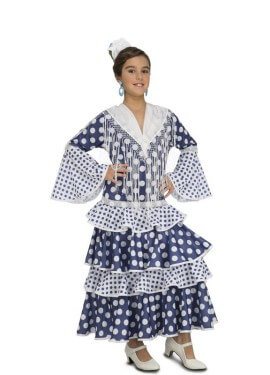 Flamenca Soleá Kostüm für Mädchen