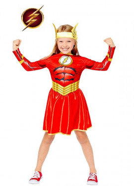 Flash Girl Eco costume for girls