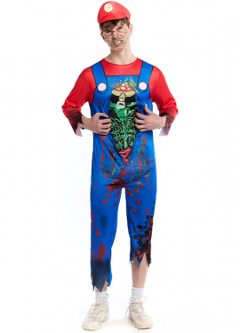 Zombie Plumber Costume for Men