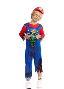 Zombie Plumber Costume for Boys