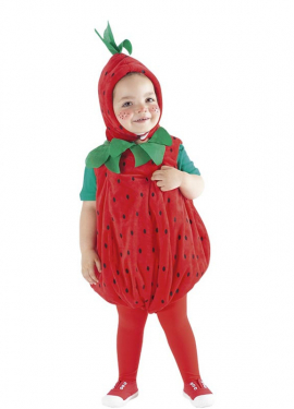 Adorable Hooded Strawberry Costume for Baby