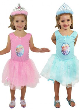 Frozen Kostüm für Mädchen in 2 Modellen