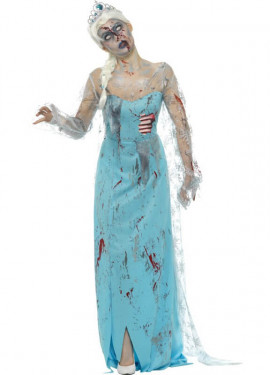 Problema frágil fuego Disfraz de Princesa del Hielo Zombie para mujer