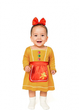 Disfraz de Galletita de Jengibre para bebé