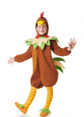 Brown Hen Costume for Girls