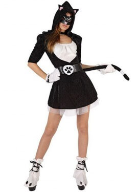 Disfraz de Gatita sexy para mujer