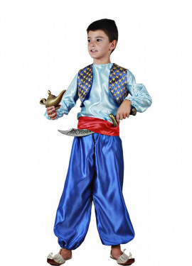 Blue Genie of the Lamp costume for kids and teens