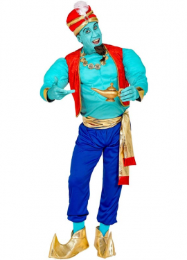 Blue Magic Genie Costume for Men