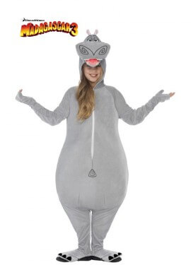 Fato de Gloria Madagascar Hipopótamo para crianças